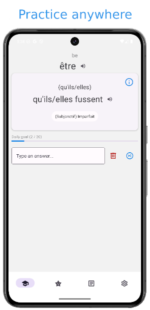 Verbare: Learn French verbs Screenshot 0