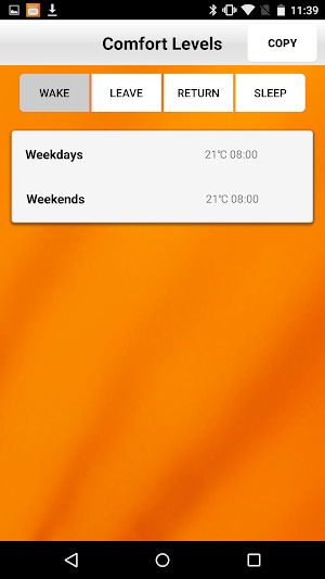 Heatmiser SmartStat Screenshot 1