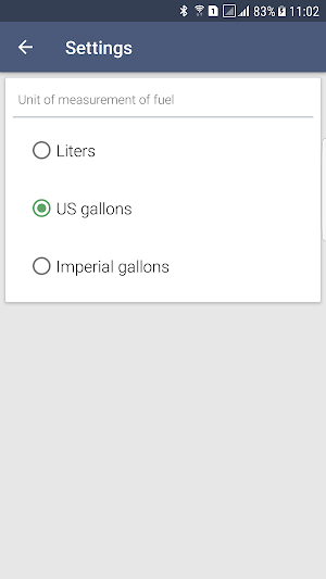 Gas/Oil Calculator Screenshot 2
