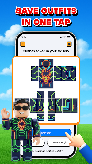 Custom Skins & Clothes Creator Screenshot 2