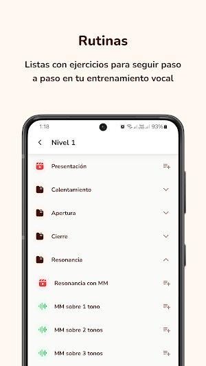 VocalGYM: Aprender a cantar Screenshot 1