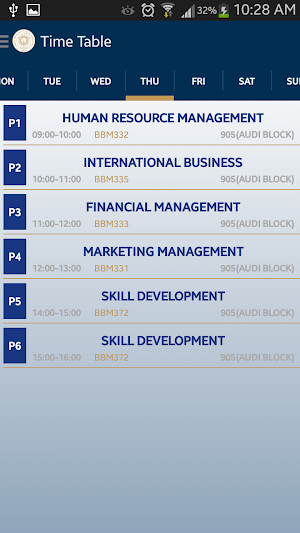 Christ University Student App Screenshot 1