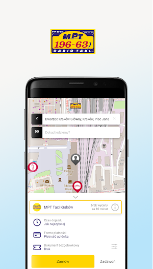 MPT Radio Taxi Kraków Screenshot 1
