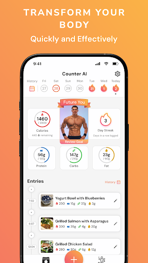 Counter AI: Calorie Diet BMI Screenshot 2