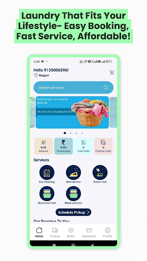 White House Laundry Enterprise Screenshot 1