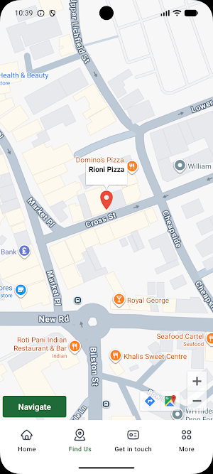 Rioni Pizza Cafe Screenshot 1