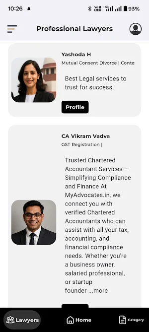 MyAdvocates Screenshot 3