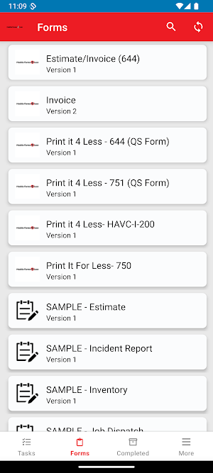 MobileForms4Less Screenshot 0