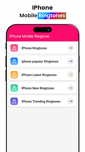 iPhone Mobile Ringtone Offline Screenshot 1