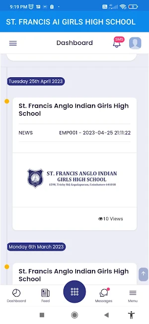 ST. FRANCIS ANGLO INDIAN G.H.S Screenshot 3