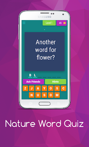 NATURE WORD QUIZ Screenshot 1