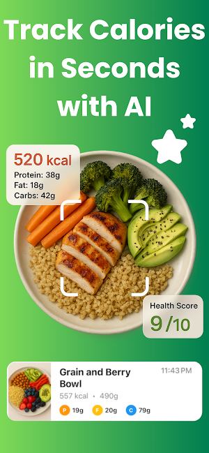 CalEase : AI Calorie Tracker Screenshot 0