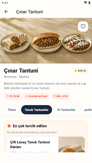 Gezgin Yemek Screenshot 3