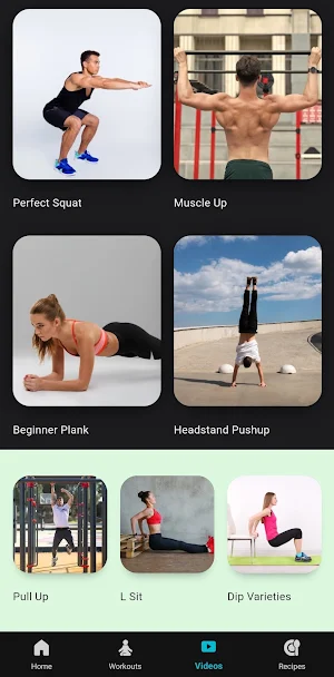Calisthenics Workout at Home Screenshot 3