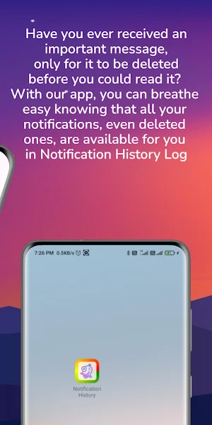 Notification History Screenshot 1