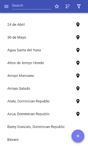 Populated places in Dominican  Screenshot 0
