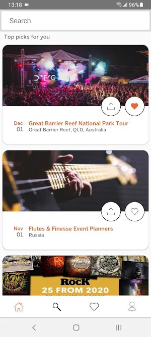 Eventz User Screenshot 1