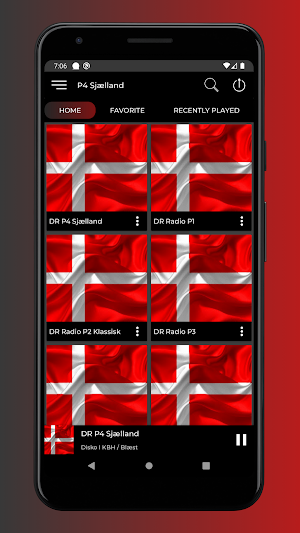 P4 Sjælland Radio App Screenshot 0