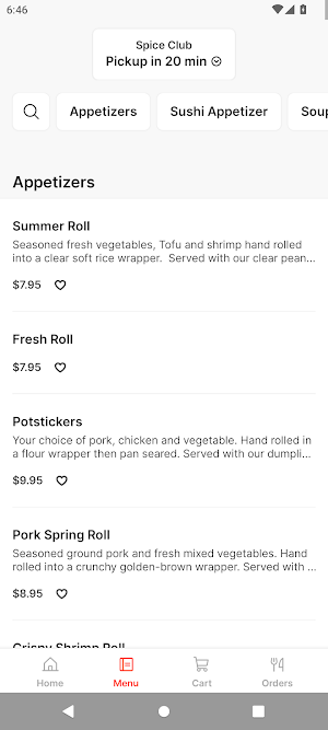 Spice Club Screenshot 1