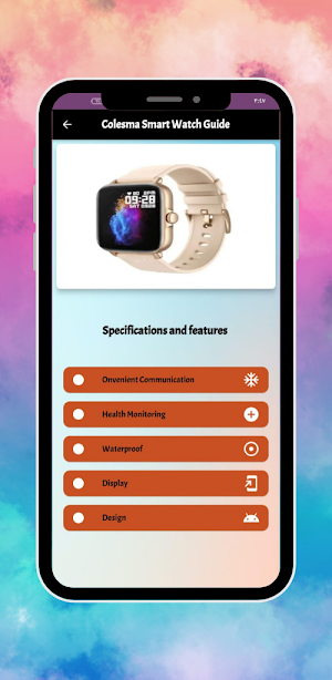 Colesma Smart Watch Guide Screenshot 0