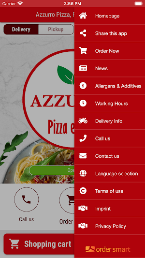 Azzurro Pizza, Pasta & Patate Screenshot 2