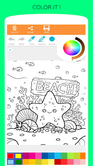 Summer Coloring Book Screenshot 2