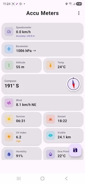 Altimeter Barometer Weather Screenshot 0