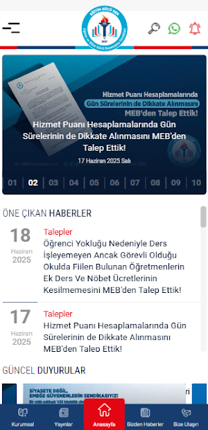Eğitim Gücü Sen Screenshot 0