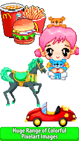 Pixly - Paint by Number,Pixel Art,Sandbox Coloring Screenshot 1
