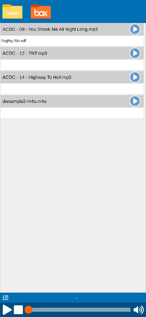 BoxTune for Box.com Screenshot 0