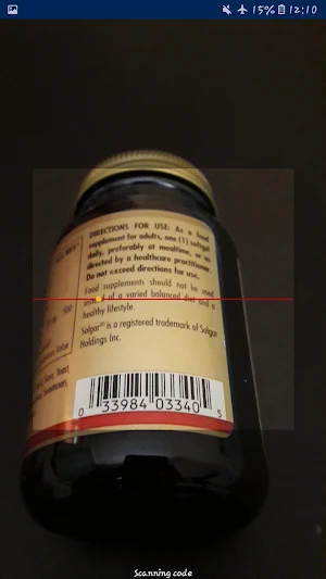 Qr, Barcode, DataMatrix reader Screenshot 3