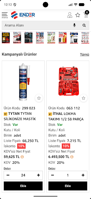 Ender Yapı B2B Screenshot 2