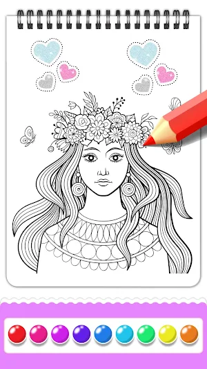 Adult Coloring and Drawing Book Screenshot 3
