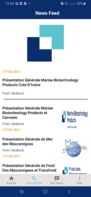 IBL Seafood myTribe Screenshot 2