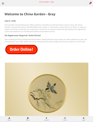 China Garden Gray Online Order Screenshot 3