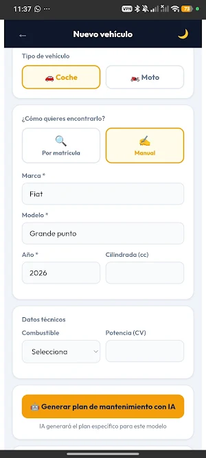 Mivehiculo - Mantenimiento Screenshot 1