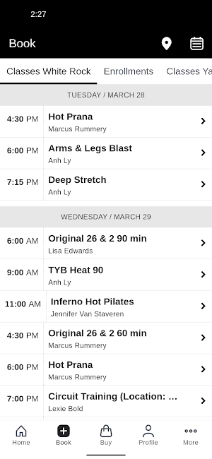 The Yoga Bar Screenshot 1