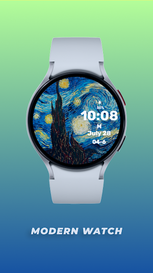 Starry Night Watch Face Screenshot 0