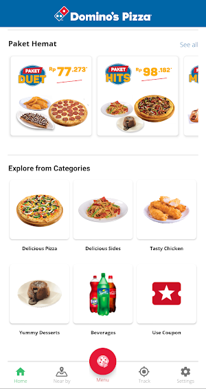 Domino's Pizza Indonesia - Home Delivery Expert Screenshot 1