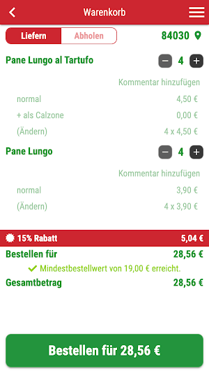 Pizza Pronto Da Marco Landshut Screenshot 1