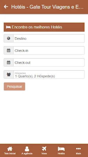Gate Tour Viagens e Eventos Screenshot 2