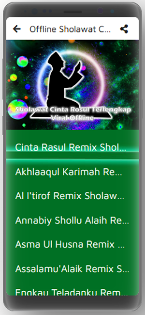 Sholawat Cinta Rosul Terlengkap Viral Offline Screenshot 2