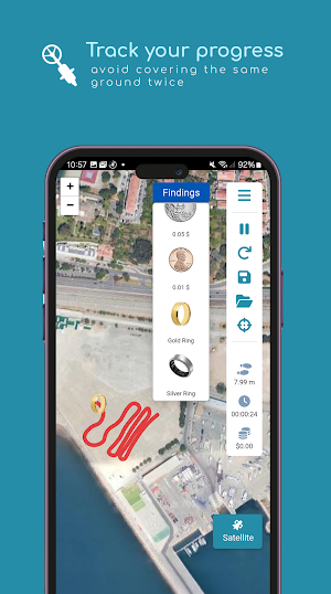 Metal Detecting Map Tracker Screenshot 1