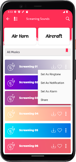 Screaming Sounds Screenshot 3