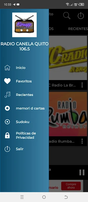 Radio Canela 106.5 Fm Quito Screenshot 3
