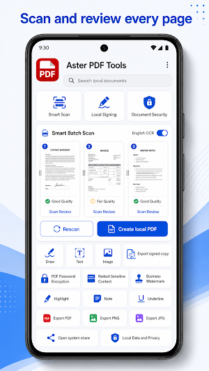 Aster PDF Tools Screenshot 1
