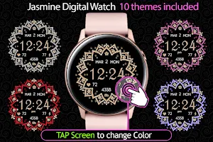 Jasmine Digital Watch Screenshot 1
