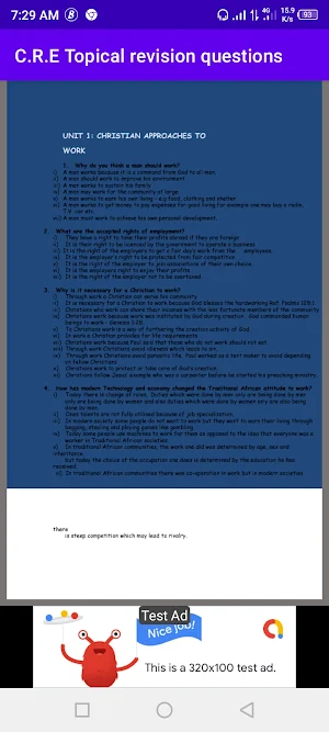 C.r.e topical questions Screenshot 2