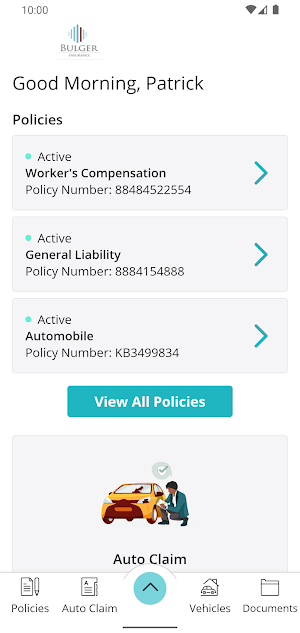 Bulger Insurance Online Screenshot 1