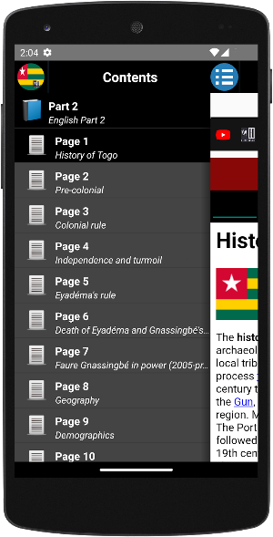 History of Togo Screenshot 0